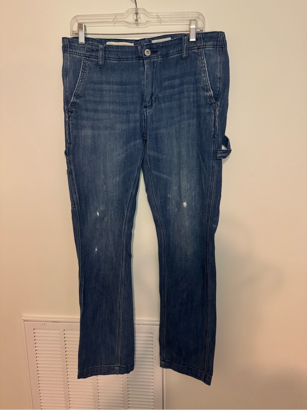 Anthropologie Pilcro and the Letterpress Women’s Dark Blue Straight-Leg Jeans